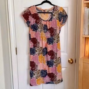 Boden Smocked Floral Dress Size US 12L